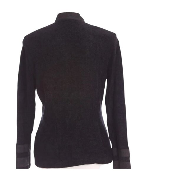 Telluride Clothing Co. Wool Jacket Medium Black Button-Up - Picture 7 of 10